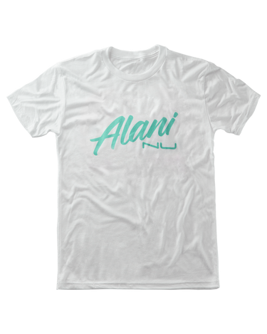 Seafoam On White T-Shirt